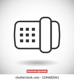 landline phone vector icon eps 10