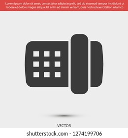 landline phone vector icon eps 10