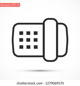 landline phone vector icon eps 10