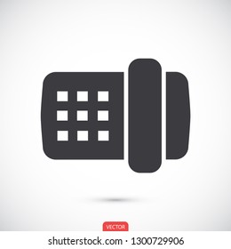 landline phone vector icon eps 10