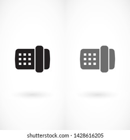 landline phone vector icon eps 10 , Lorem ipsum Flat design
