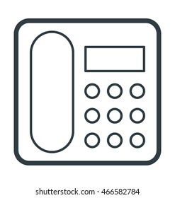 Landline Vector Icon