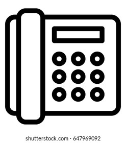 Landline Vector Icon