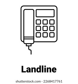 Icono de vector de línea fija

