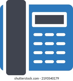 landline Vector illustration on a transparent background.Premium quality symbols.Glyphs vector icon for concept and graphic design.