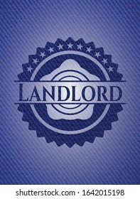 Landlord jean background. Vector Illustration. Detailed.