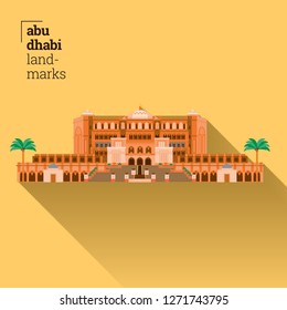 Landmark of Abu Dhabi Poster Design