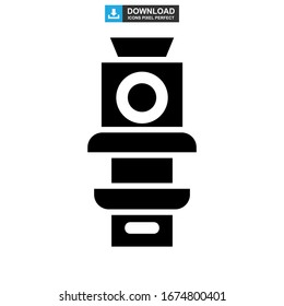landmark big ben icon or logo isolated sign symbol vector illustration - high quality black style vector icons
