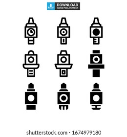 landmark big ben icon or logo isolated sign symbol vector illustration - Collection of high quality black style vector icons
