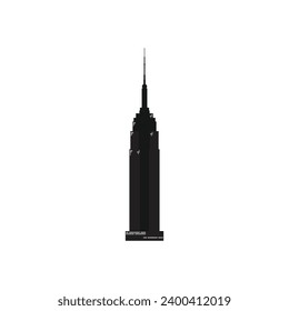 Landmark building design icon