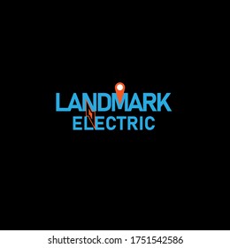 ilustración vectorial de logotipo eléctrico de referencia