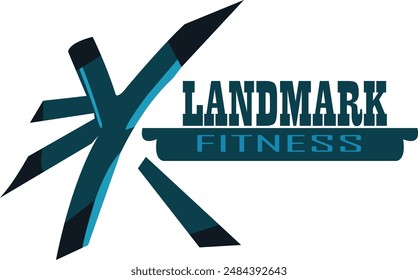 Landmark Fitness Logo for the fitness company