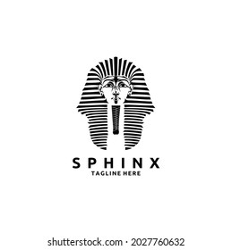 Landmark The Great Sphinx Icon Logo Vector Design Illustration