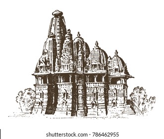 Sun Temple Modhera India 2 Ink drawing by Uma Krishnamoorthy  Artfinder