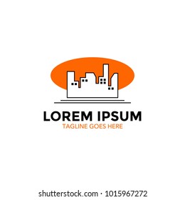 landmark in new york city. logo. vector illustration