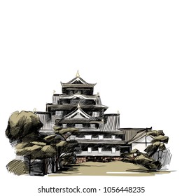 Tokyo Imperial Palace Stock Vectors Images Vector Art Shutterstock