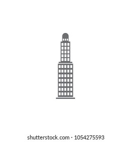 Landmarks building icon. Simple element illustration. Landmarks building symbol design template. Can be used for web and mobile on white background
