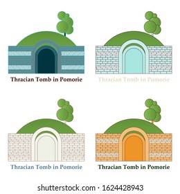 Landmarks of Bulgaria. Thracian Tomb in Pomorie