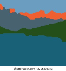 landscape abstract color vector background