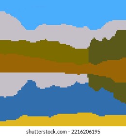 landscape abstract color vector background
