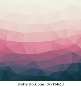 Landscape abstract polygonal background