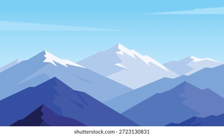 Paisagem Alpina neve montanha cena