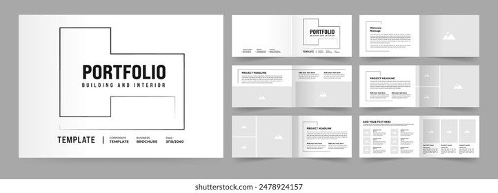 Landscape architecture Portfolio Brochure Template