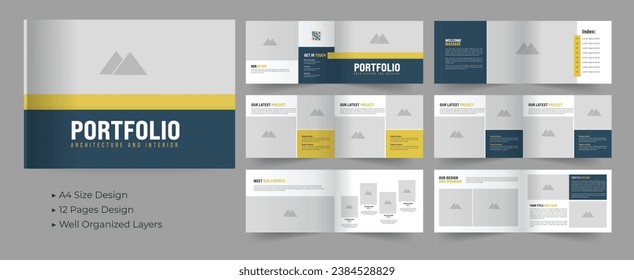 Landscape Architecture Portfolio template Design.