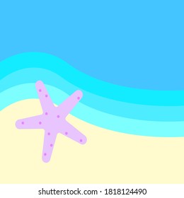 Landscape Background Illustration. Vector Background. Mountain and Sky Scene Illustration.
