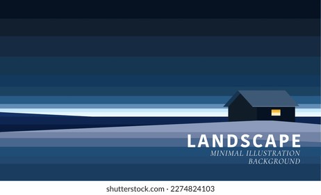 landscape background minimal  illustration background vector landscape 