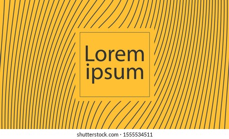 Landscape background or template with contour dark grey line