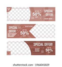 Landscape banner collection design. Easy to edit vector file. Can use for your creative content. Especially for banner and backdrop design.