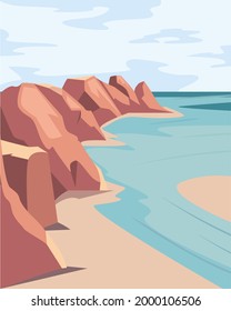 paisaje natural de playa