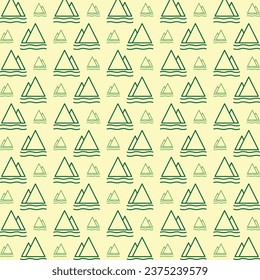 Landschaftsschönes Muster Design nahtlose Bildschirmhintergrund Vektorgrafik