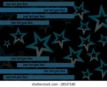 fondo negro horizontal con estrella