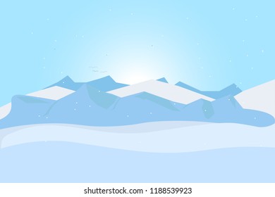 landscape blue sky mountain