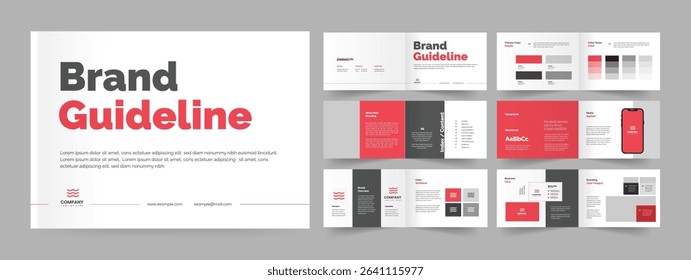 Landscape brand guideline, Manual guideline layout design