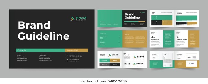  Landscape Brand Guideline Template for You