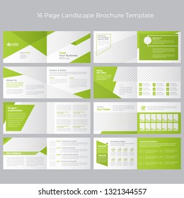 landscape brochure Profile Design