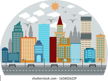 landscape building design circle concept