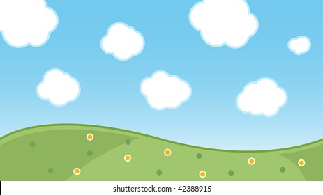 Landscape Cartoon background