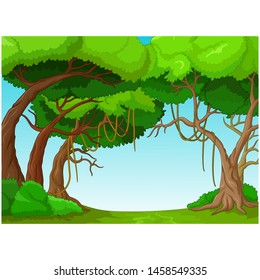 Landscape Cartoon Your Design Stock Vector (royalty Free) 1458549335 