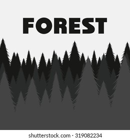 Landscape concept with nature designs, vector illustration eps 10