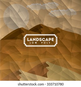 Landscape concept with nature designs, vector illustration eps 10