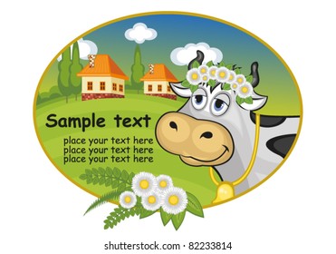 landscape with cow