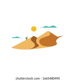 landscape desert vector illustration design