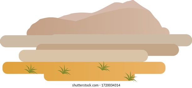 landscape design, abstract vector background
