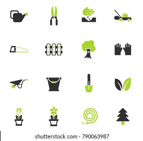 landscape design vector icons for web and user interface design
