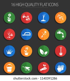 landscape design web icons for user interface design