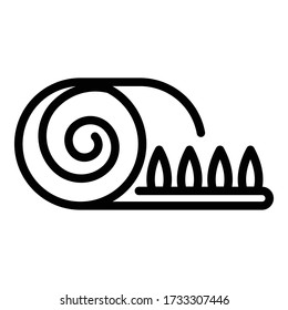 Landscape designer materials icon. Outline landscape designer materials vector icon for web design isolated on white background